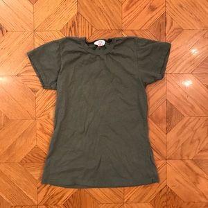 RE/DONE Slim Tee Size Small jungle